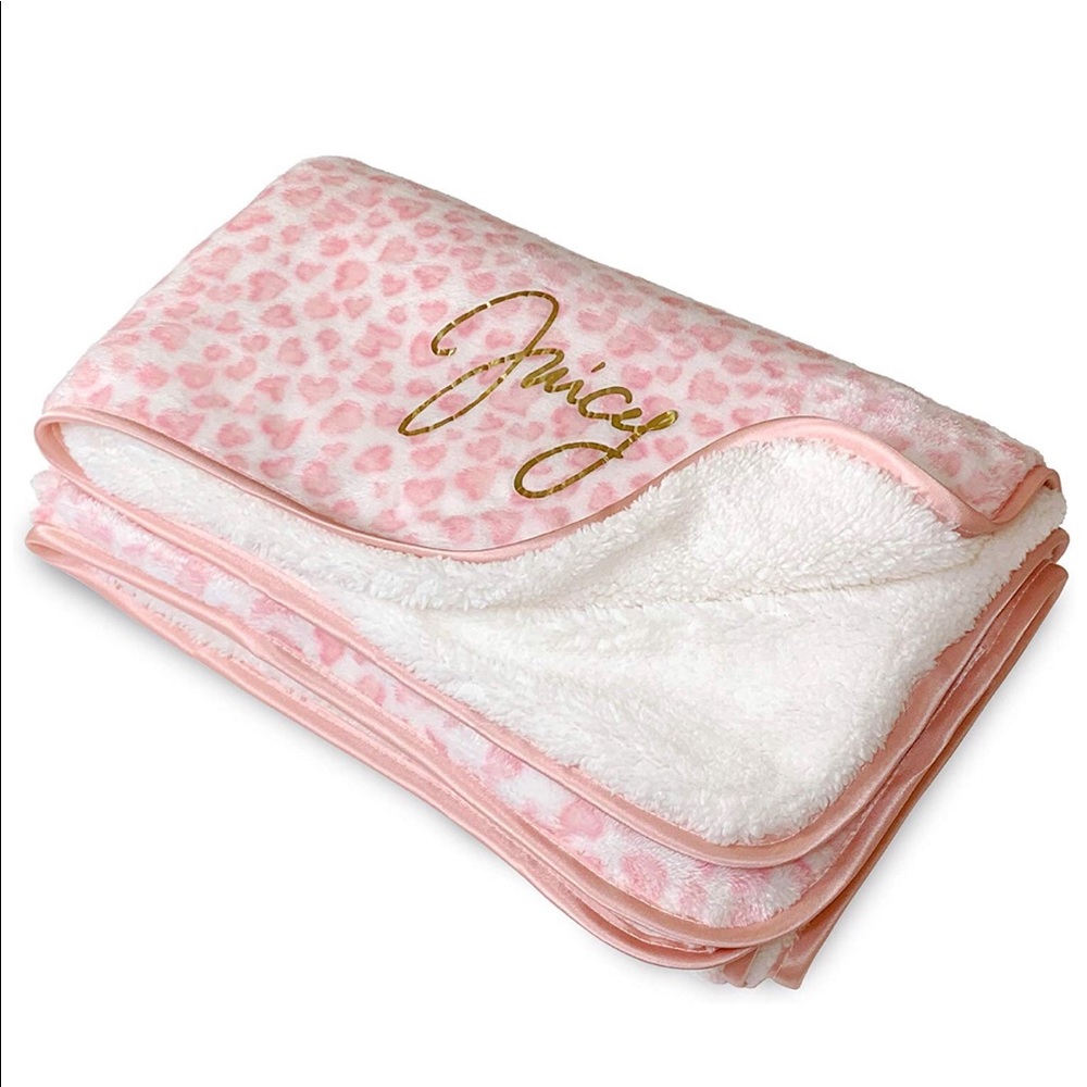Juicy Couture heart blanket
